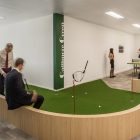 Hogan Lovells unveils new indoor putting green in its Birmingham office