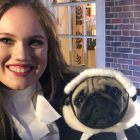 Aspiring barrister’s pet pug celebrates call day wearing his own special wig and gown