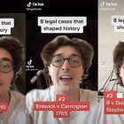 8 legal cases that shaped history… retold on TikTok