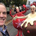 Barristers anger at Justice Sec’s selfie with roller-skating Xmas pud